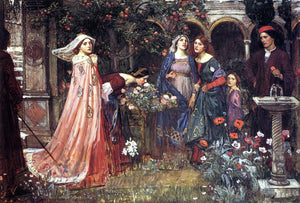  John William Waterhouse The Enchanted Garden - Art Print