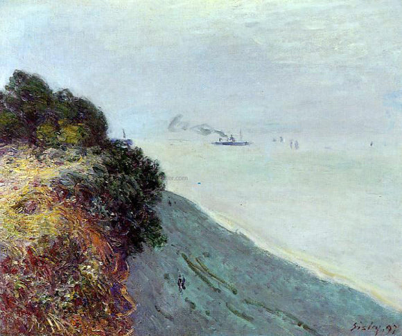  Alfred Sisley The English Coast, Penarth - Art Print