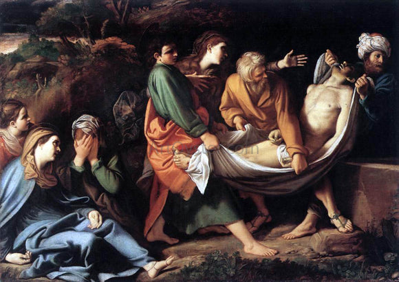 Sisto Badalocchio The Entombment of Christ - Art Print