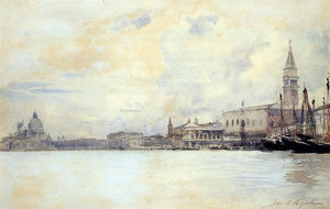  Paul Signac The Entrance to the Grand Canal, Venice - Art Print