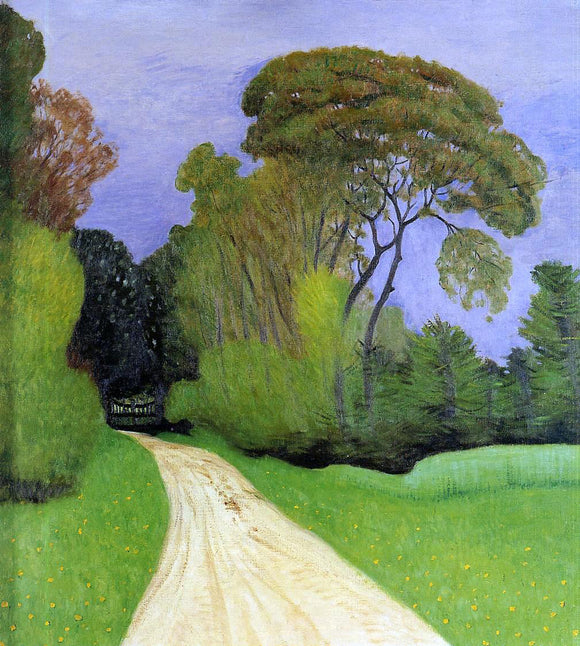  Felix Vallotton The Entrance to the Villa Beaulieu in Honfleur (also known as Before the Storm) - Art Print