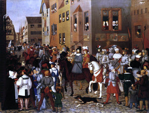  Franz Pforr The Entry of Emperor Rudolf of Habsburg into Basle - Art Print