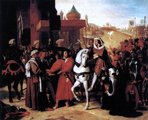  Jean-Auguste-Dominique Ingres The Entry of the Future Charles V into Paris in 1358 - Art Print