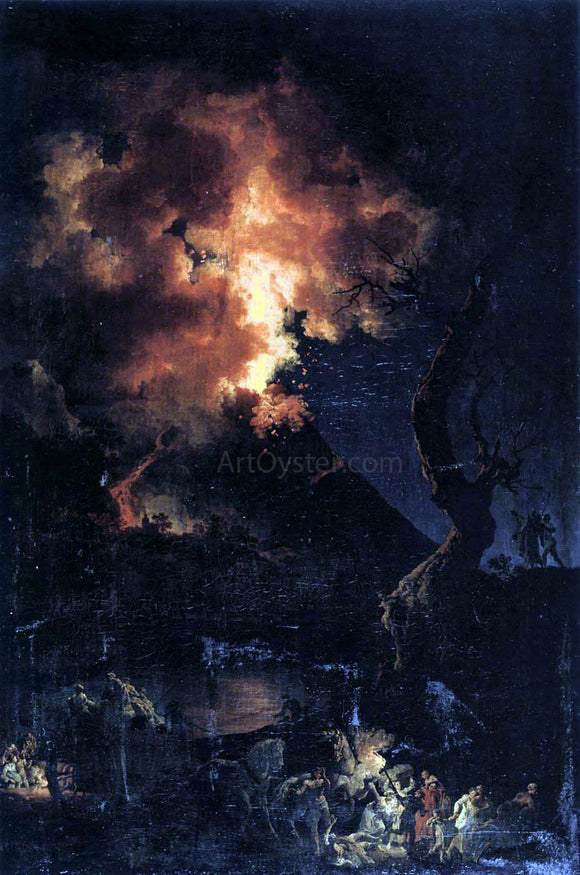  Pierre-Jacques Volaire The Eruption of the Vesuvius - Art Print