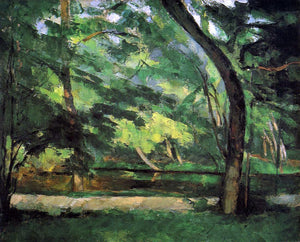  Paul Cezanne The Etang des Soeurs at Osny - Art Print