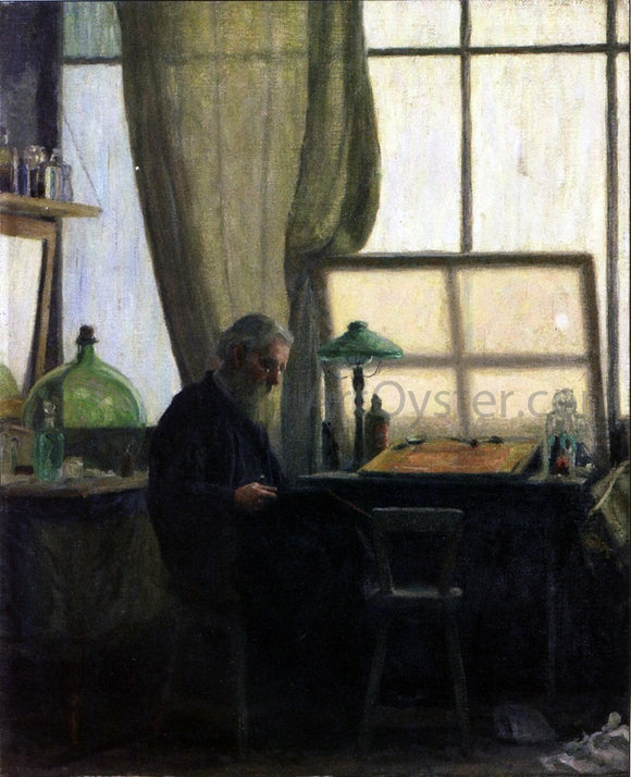  Charles Franklin Galt The Etcher (also known as Man at Desk) - Art Print