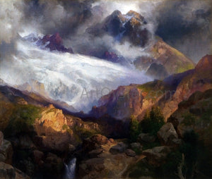  Thomas Moran The Eternal Snows of Mt. Moran - Art Print