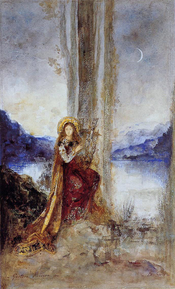  Gustave Moreau The Evening - Art Print