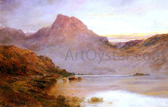  Senior Alfred De Breanski The Evening Glow, Near Arrochar, N.B. - Art Print