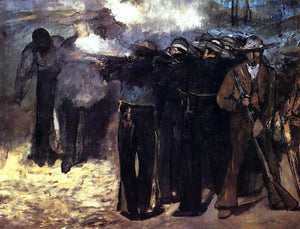  Edouard Manet The Execution of the Emperor Maximilian - Art Print