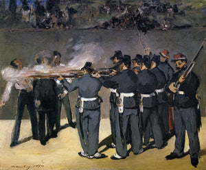 Edouard Manet The Execution of the Emperor Maximillian - Art Print