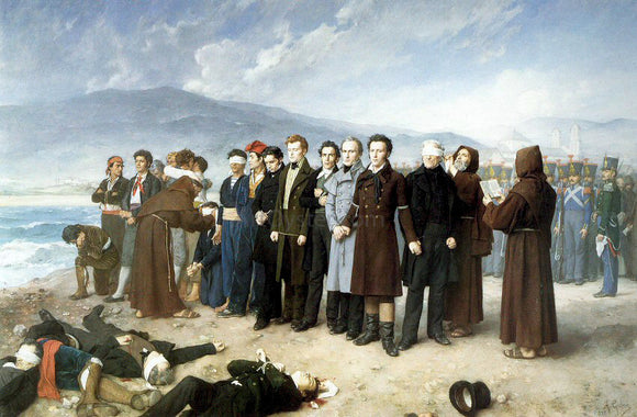  Antonio Gisbert Perez The Execution of Torrijos - Art Print