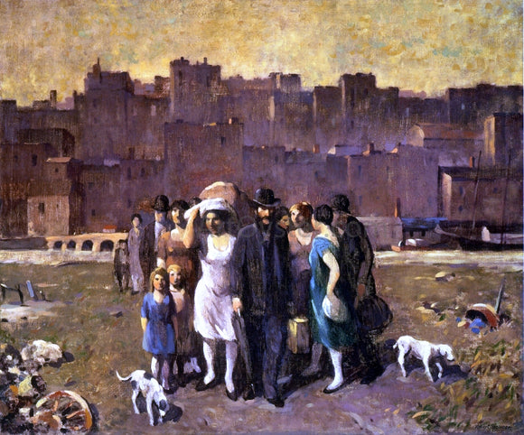  Robert Spencer The Exodus - Art Print