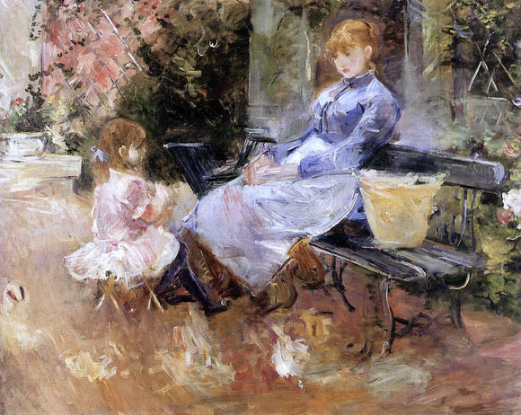  Berthe Morisot A Fable - Art Print