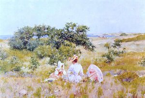  William Merritt Chase The Fairy Tale (also known as A Summer Day) - Art Print