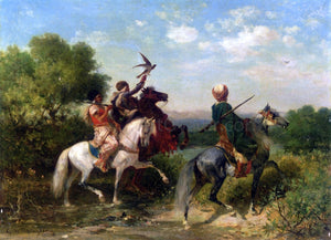 Georges Washington The Falconers - Art Print