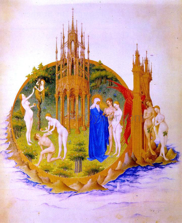  The Johan Limbourg The Fall and the Expulsion from Paradise - Art Print