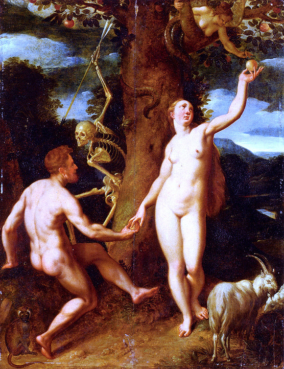  Cornelis Cornelisz The Fall of Man - Art Print