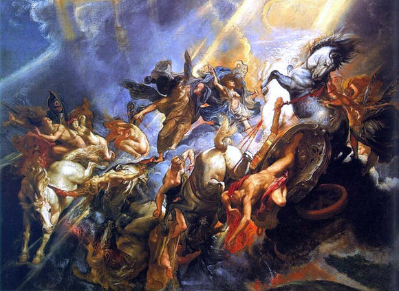  Peter Paul Rubens The Fall of Phaeton - Art Print