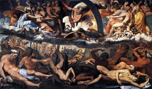  Perino Del vaga The Fall of the Giants - Art Print