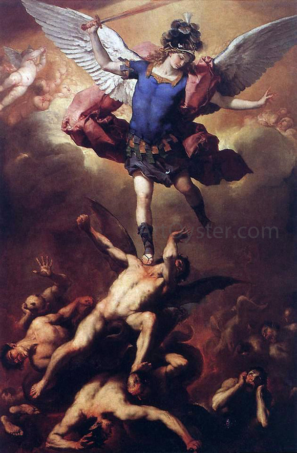  Luca Giordano The Fall of the Rebel Angels - Art Print