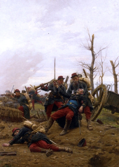  Paul-Louis-Narcisse Grolleron The Fallen Comrade - Art Print