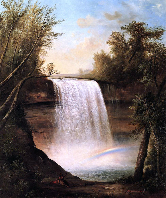  Robert Scott Duncanson The Falls of MineHaHa - Art Print