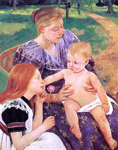  Mary Cassatt The Family - Art Print