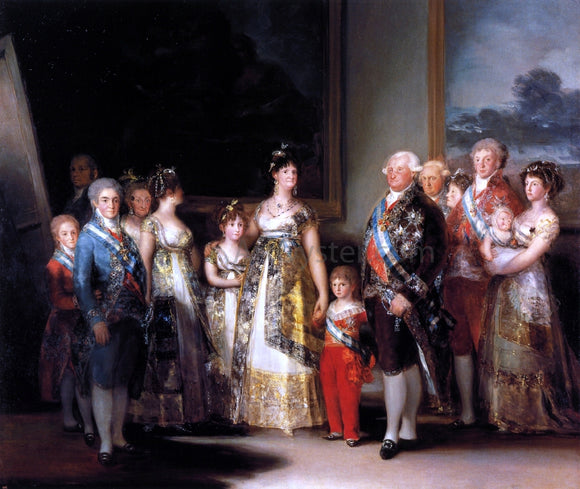  Francisco Jose de Goya Y Lucientes The Family of Charles IV - Art Print