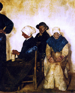  Jean-Francois Raffaelli The Family of Jean the Lame, Peasants from Plougasnou, Finistere - Art Print