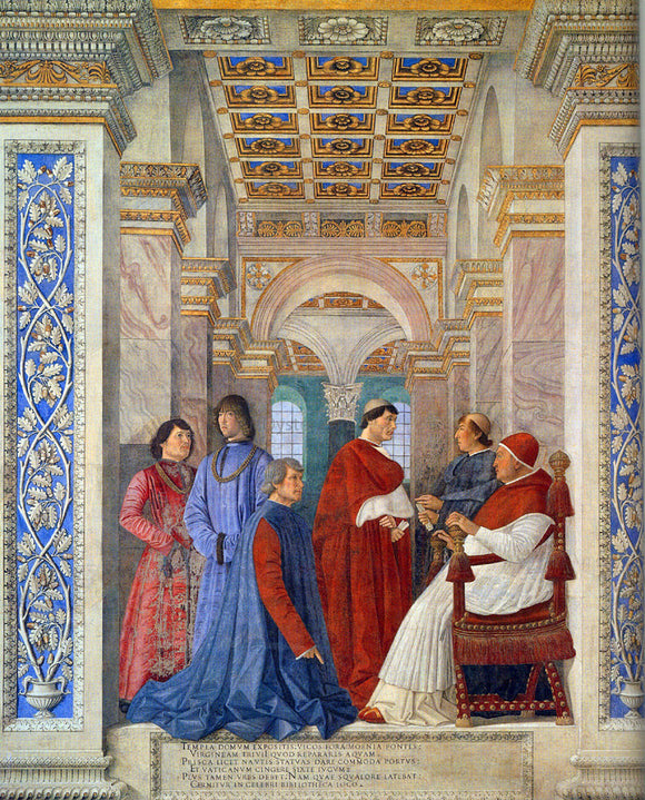  Andrea Mantegna The Family of Ludovico Gonzaga - Art Print