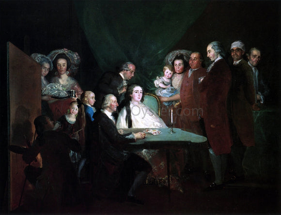  Francisco Jose de Goya Y Lucientes The Family of the Infante Don Luis - Art Print