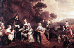  Jan Mijtens The Family of Willem Van Der Does - Art Print