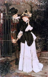  James Tissot The Farewell - Art Print