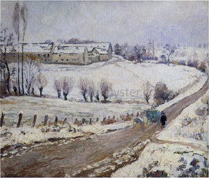  Henri Lebasque The Farm at Lagny in Winter - Art Print