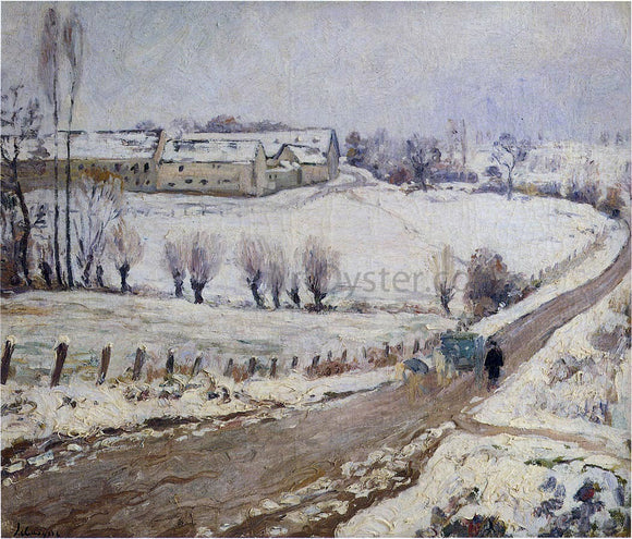  Henri Lebasque The Farm at Lagny in Winter - Art Print