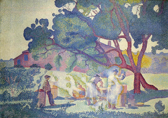  Henri Edmond Cross The Farm, Morning - Art Print