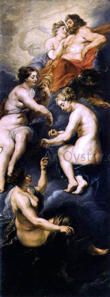  Peter Paul Rubens The Fate Spinning Marie's Destiny - Art Print