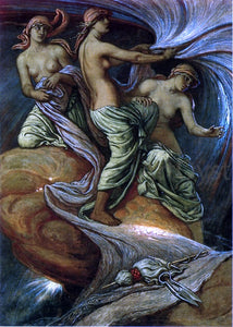 Elihu Vedder The Fates Gathering in the Stars - Art Print