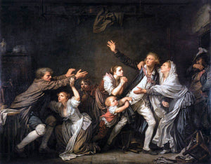  Jean Baptiste Greuze The Father's Curse: The Ungrateful Son - Art Print