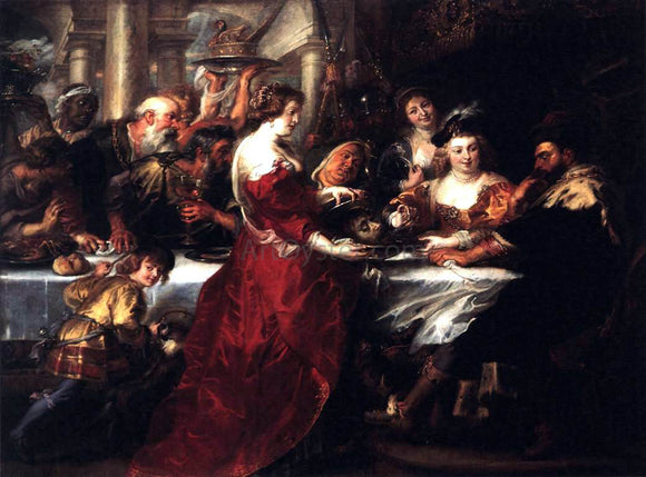  Peter Paul Rubens The Feast of Herod - Art Print