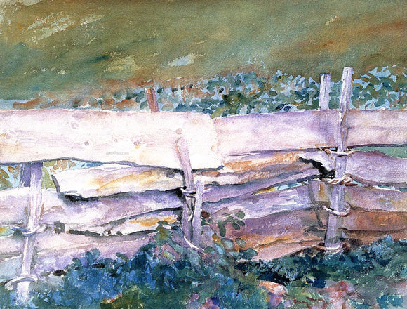  John Singer Sargent The Fence - Art Print