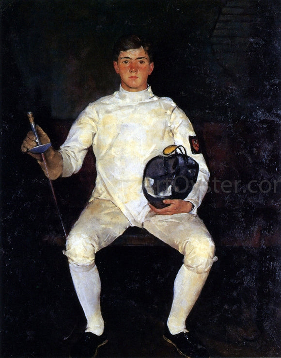  Charles Webster Hawthorne The Fencer - Art Print