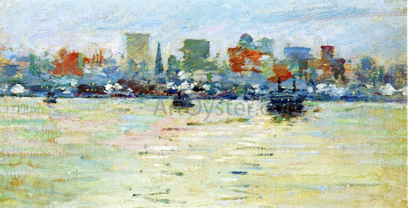  Theodore Robinson The Ferry - Art Print