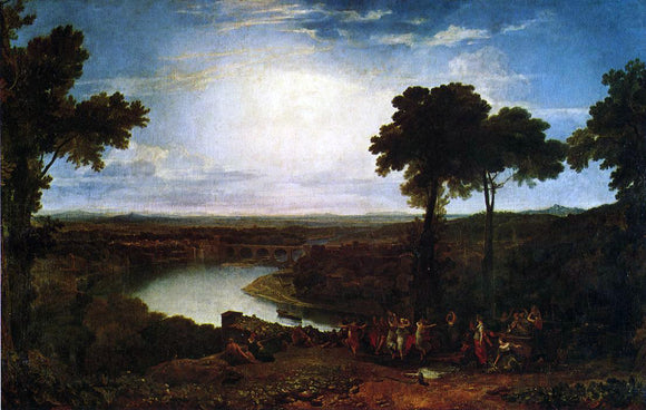  Joseph William Turner The Festival Upon the Opening of the Vintage at Macon - Art Print
