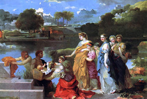  Sebastien Bourdon The Finding of Moses - Art Print