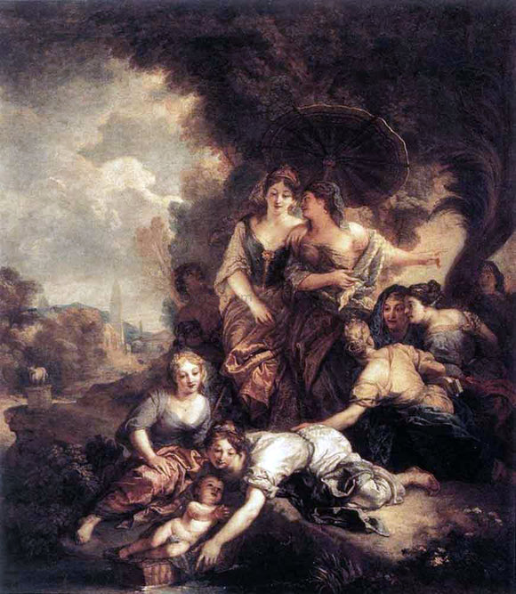  Charles De la Fosse The Finding of Moses - Art Print