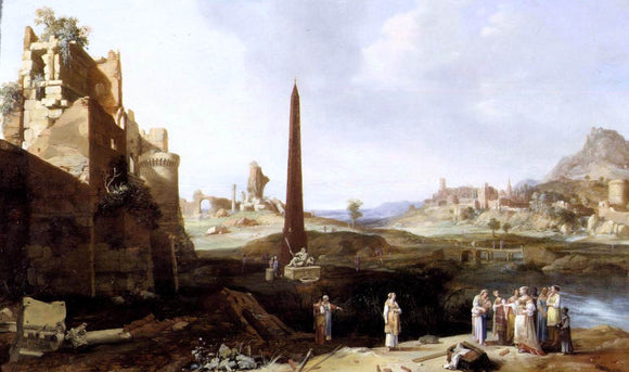  Bartholomeus Breenbergh The Finding of Moses - Art Print