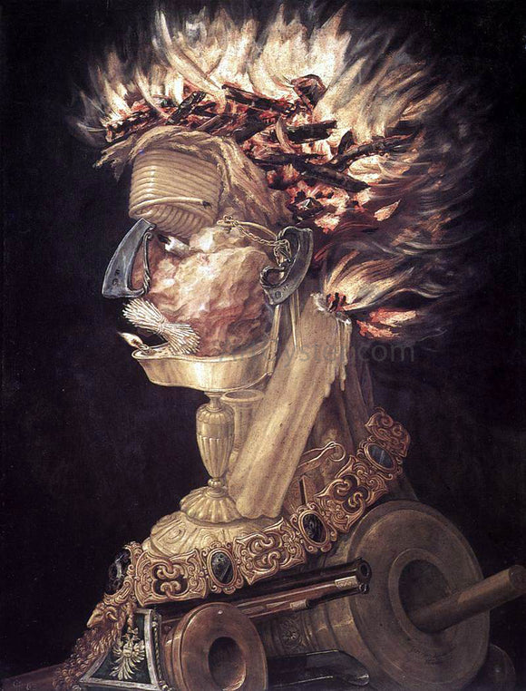  Giuseppe Arcimboldo The Fire - Art Print