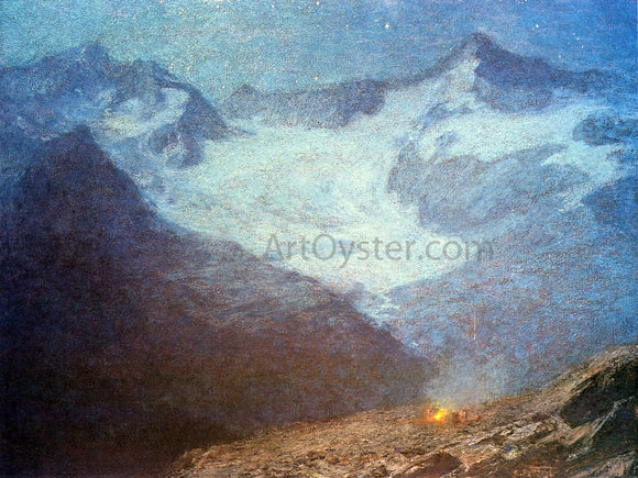  Edward Potthast The Fires of St. John's Eve - Art Print